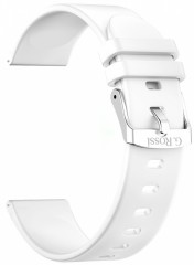 Pasek silikonowy do Smartwatcha G.Rossi SW010 BIAŁY GR22-5 kolor —