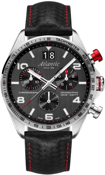 Zegarek Męski Atlantic Grand Prix Chrono 55463.41.65 + BOX kolor —